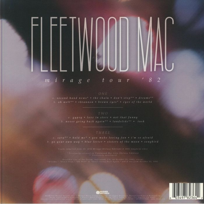 FLEETWOOD MAC - Mirage Tour '82