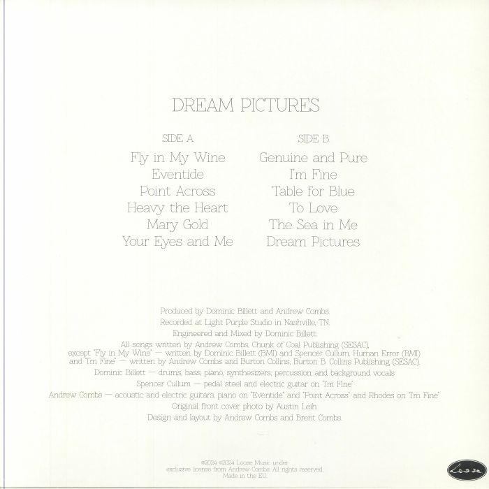 COMBS, Andrew - Dream Pictures