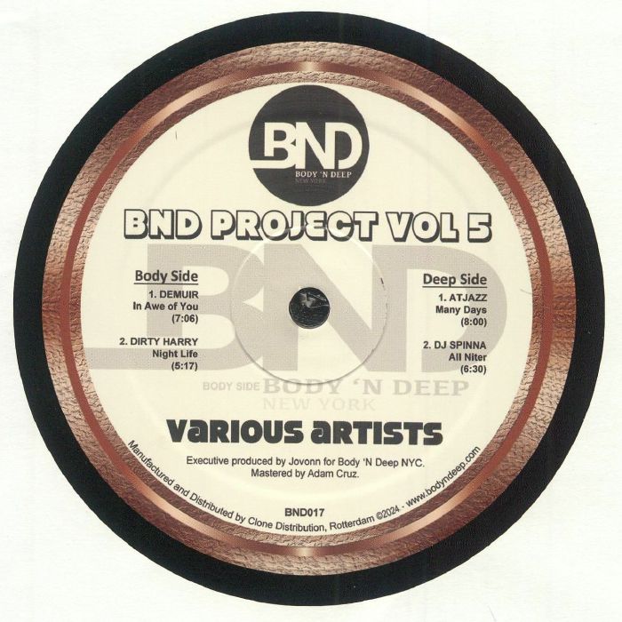 Demuir, Dirty Harry, Atjazz, DJ Spinna / BND Project Vol. 5 Demuir, Dirty Harry, Atjazz, DJ Spinna / BND Project Vol. 5