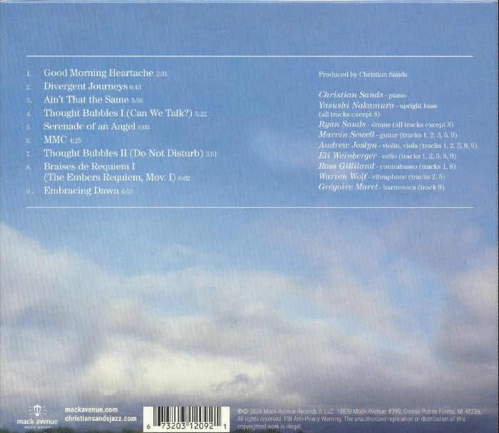 SANDS, Christian - Embracing Dawn