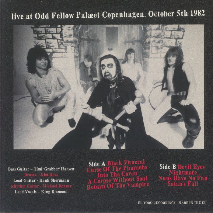 MERCYFUL FATE - Raise Your Hands & Do The Sign: Live At Odd Fellow Palaeet Copenhagen October 5th 1982