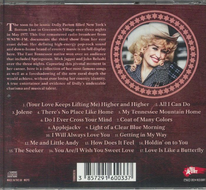 PARTON, Dolly - Bottom Line New York