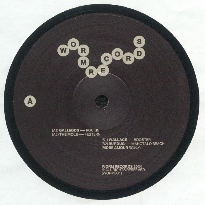 Gallegos, The Mole, Wallace, Ruf Dug / Worm Records 001 Gallegos, The Mole, Wallace, Ruf Dug / Worm Records 001