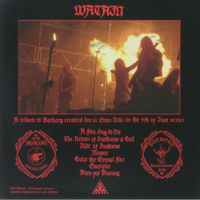 WATAIN - Tonight We Raise Our Cups & Toast In Angels Blood (reissue)