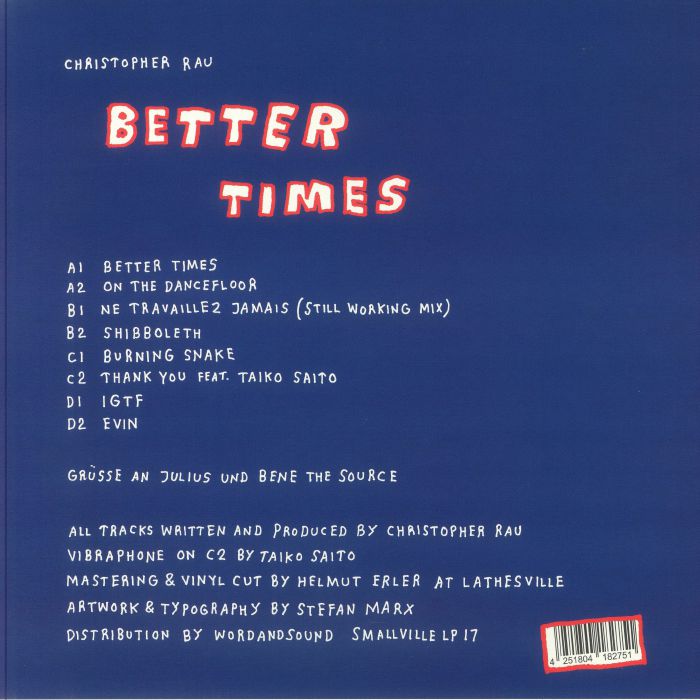 RAU, Christopher - Better Times