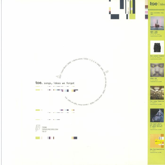 TOE - Songs Ideas We Forgot (reissue)