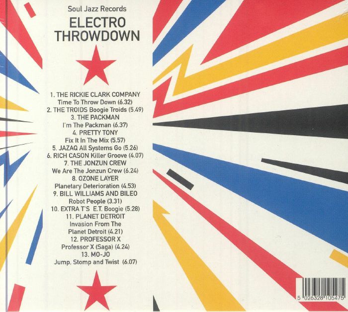 英2LP Various Electro Throwdown (Sci-fi Inter-planetary Electro A SJRLP547 Soul Jazz Records UK /00449 Soul Jazz Records - Electro Throwdown - Sci-Fi Inter