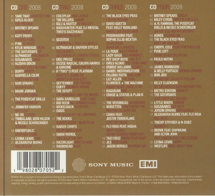 VARIOUS - NOW: Millenium 2008 - 2009 (Deluxe Edition)