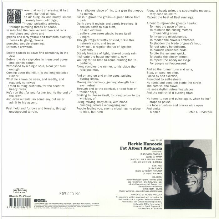HANCOCK, Herbie - Fat Albert Rotunda (reissue)
