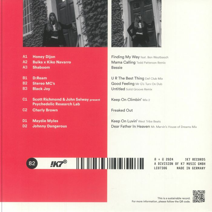 独2LP Honey Dijon DJ-Kicks K7405LP !K7 Records /00520 DJ-Kicks: Honey Dijon | Honey Dijon