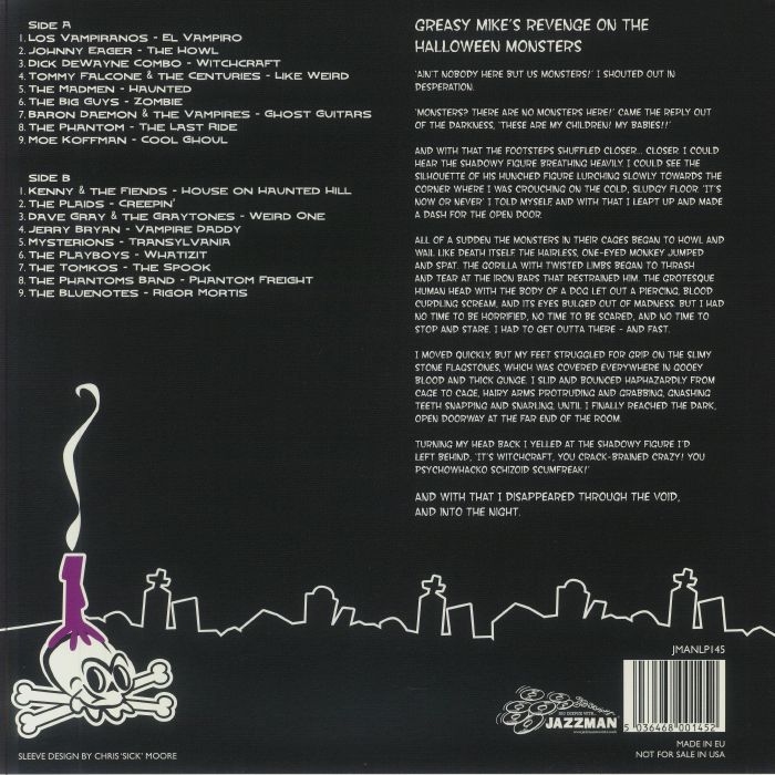 VARIOUS - Greasy Mike's Volume 8: The Return Of The Halloween Monsters