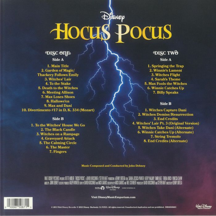DEBNEY, John - Hocus Pocus (Soundtrack)