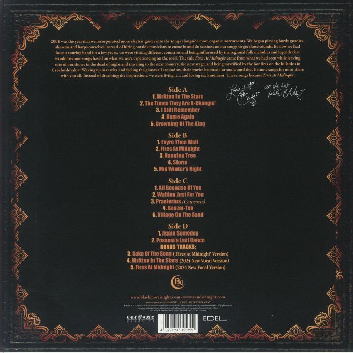 BLACKMORE'S NIGHT - Fires At Midnight (25th Anniversary Edition)