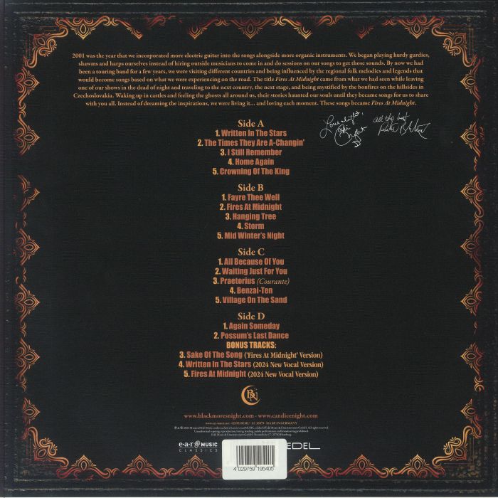 BLACKMORE'S NIGHT - Fires At Midnight (25th Anniversary Edition)