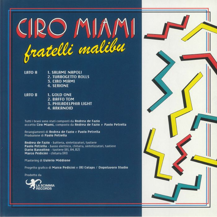 FRATELLI MALIBU - Ciro Miami (reissue)