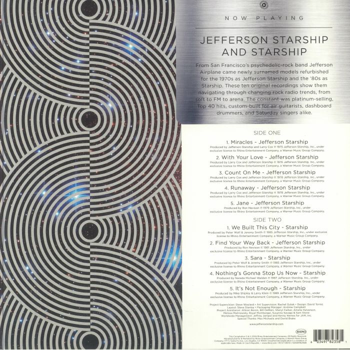 JEFFERSON STARSHIP/STARSHIP - Now Playing