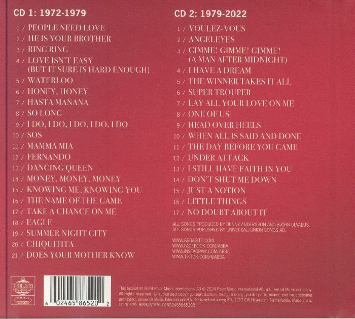 ABBA - The Singles: The First Fifty Years