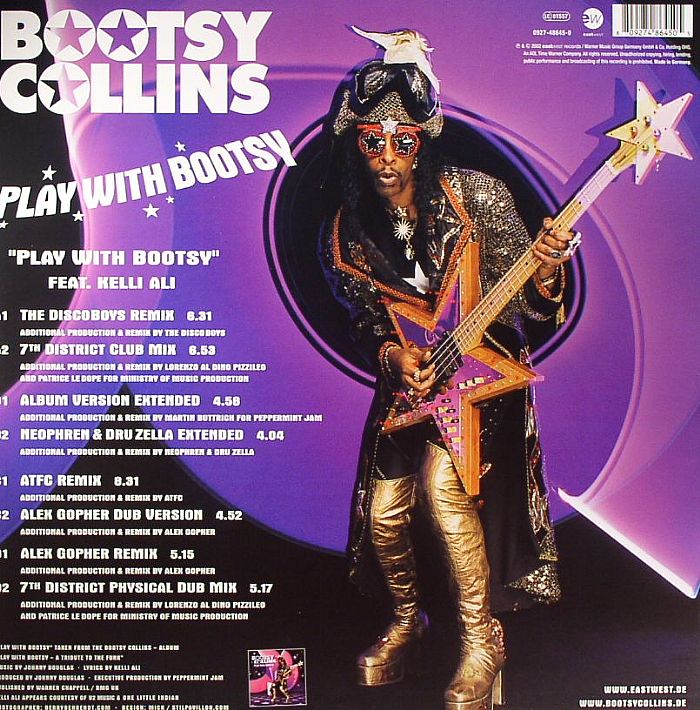 Bootsy COLLINS feat KELLI ALI Play With Bootsy Vinyl at Juno Records.