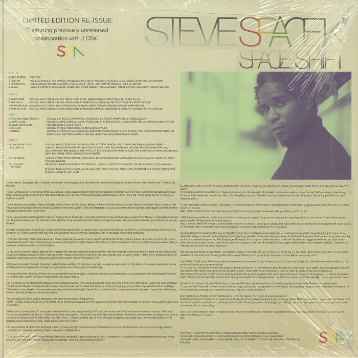SPACEK, Steve - Space Shift (reissue)