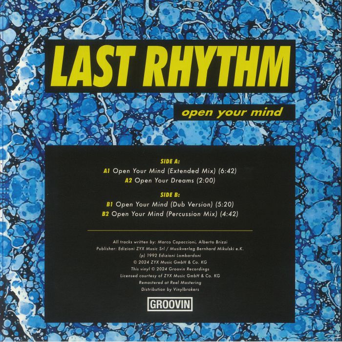 LAST RHYTHM - Open Your Mind Vinyl at Juno Records.