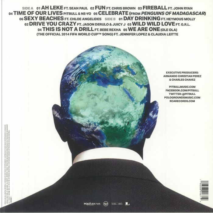 欧LP Pitbull Globalization (Green Vinyl) 19658899671 Polo Grounds Music 未開封 /00260 PITBULL Globalization LP Green - Winylownia.pl online Record