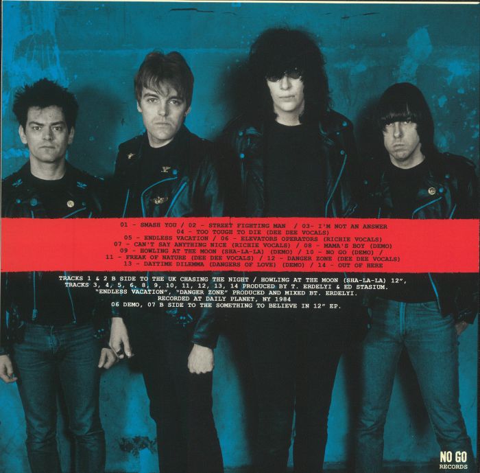 RAMONES - Too Tough To Die B Sides Sessions Demos & More