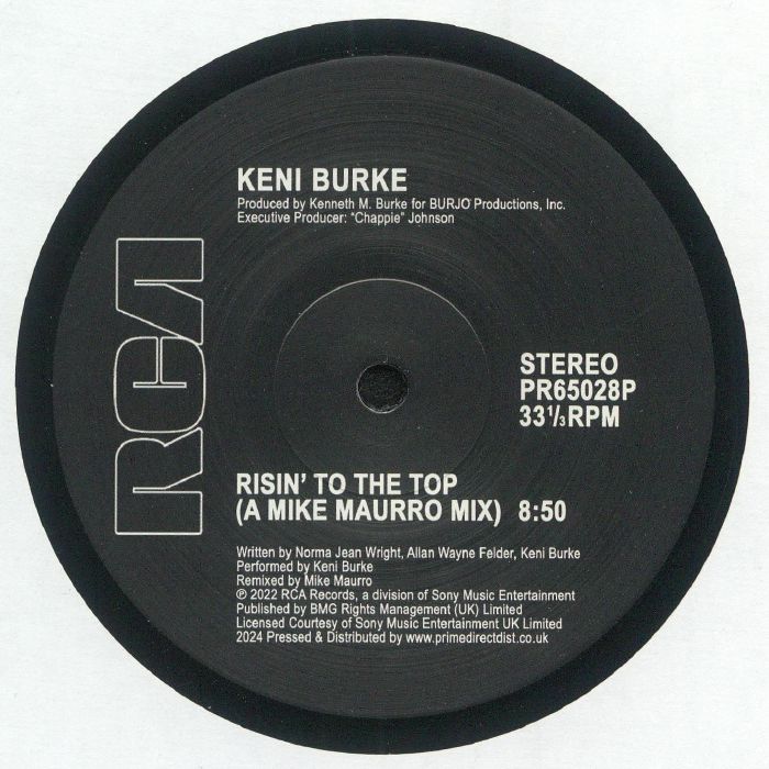 BURKE, Keni/EVELYN CHAMPAGNE KING - Risin' To The Top (A Mike Maurro mix)