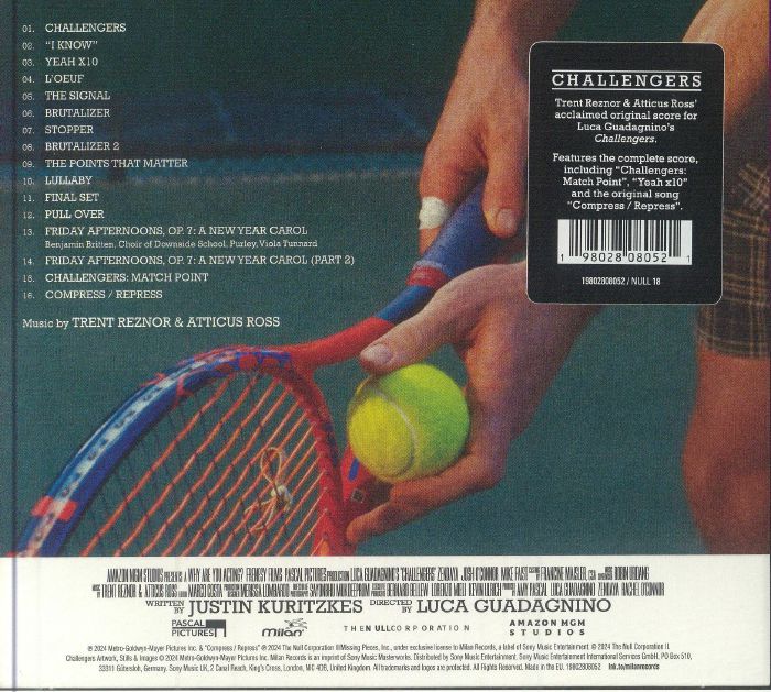 REZNOR, Trent/ATTICUS ROSS - Challengers (Soundtrack)