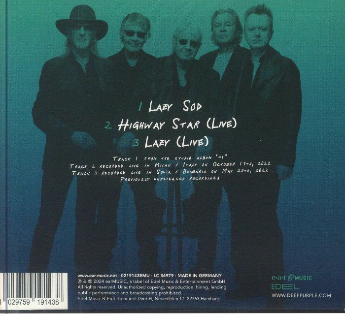DEEP PURPLE - Lazy Sod