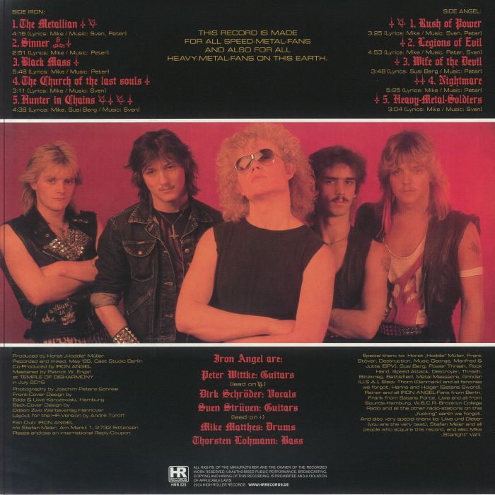 IRON ANGEL - Hellish Crossfire (reissue)