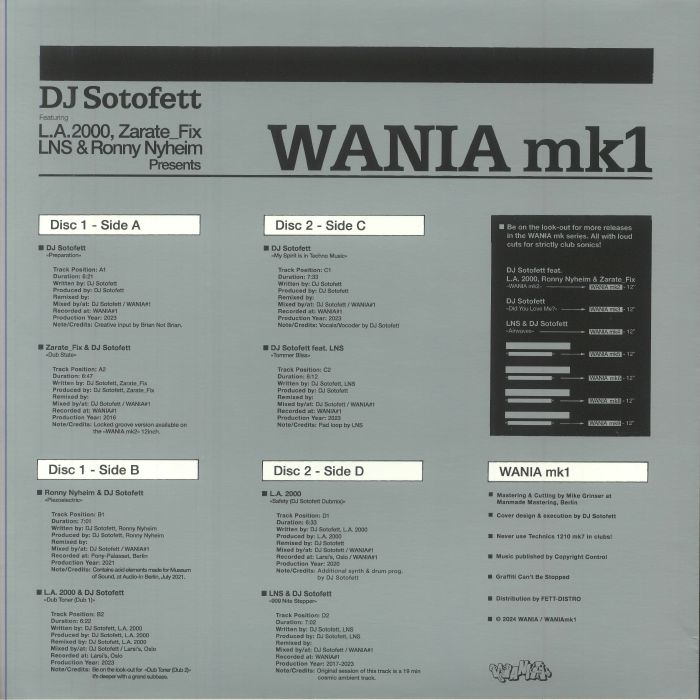 DJ SOTOFETT/VARIOUS - WANIA Mk1