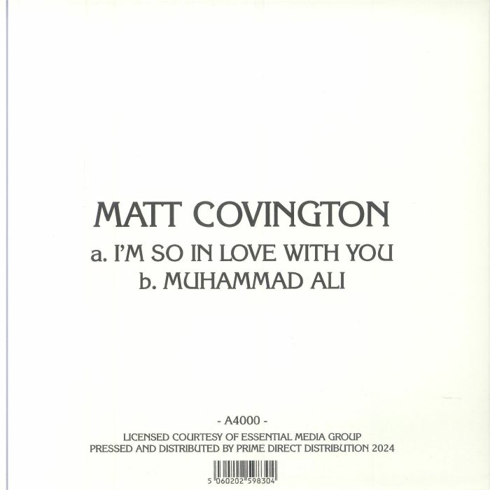 COVINGTON, Matt - I'm So In Love With You
