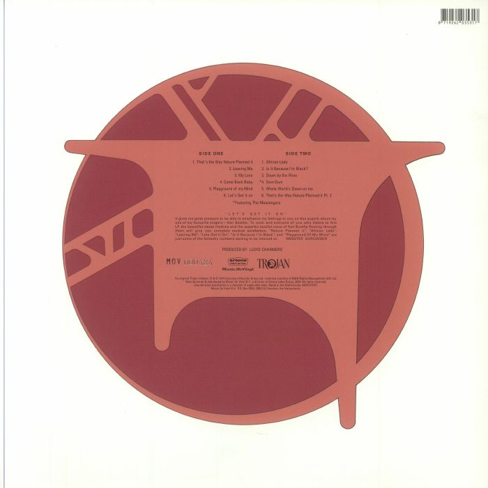 BOOTHE, Ken - Let's Get It On (reissue)