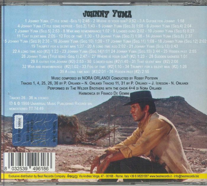 ORLANDI, Nora - Johnny Yuma (Soundtrack)