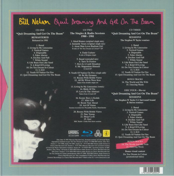 NELSON, Bill - Quit Dreaming & Get On The Beam (Deluxe Edition)