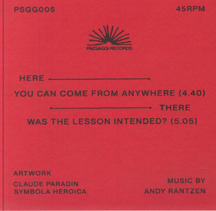 RANTZEN, Andy - Was The Lesson Intended?