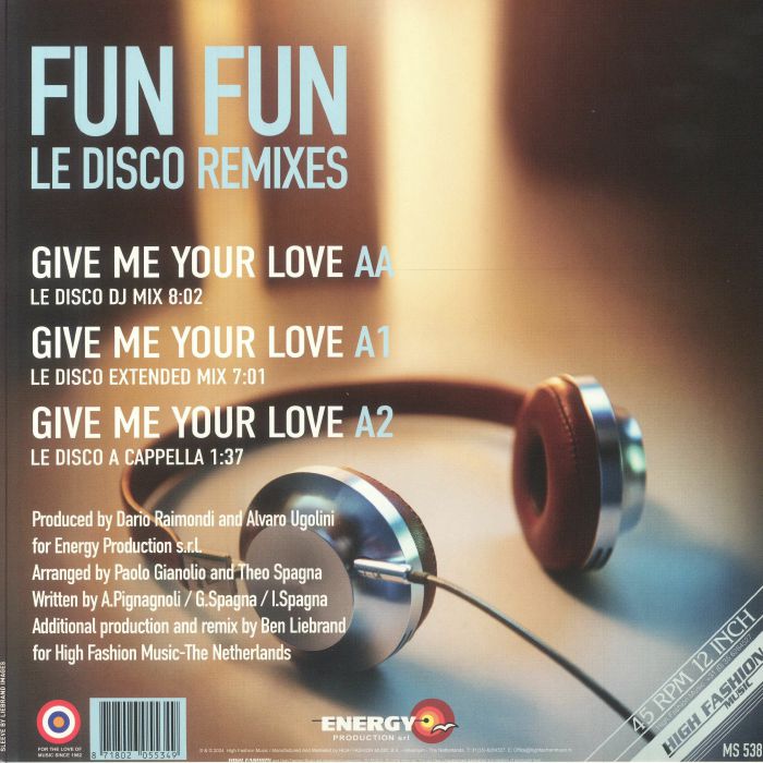 FUN FUN - Give Me Your Love (remixes)