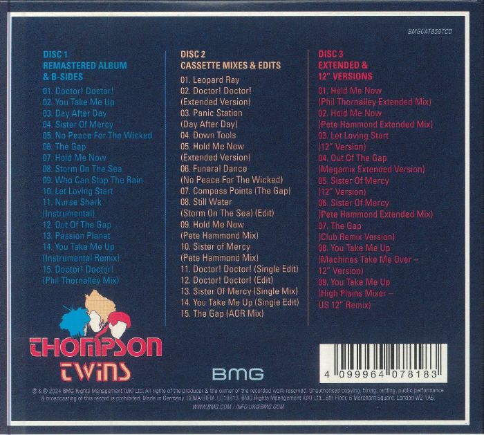 THOMPSON TWINS - Into The Gap (Expanded Deluxe Edition) (2024 remaster)
