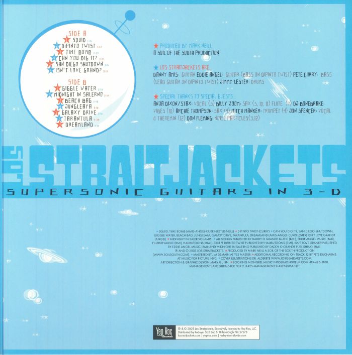 LOS STRAITJACKETS - Supersonic Guitars In 3D (reissue)