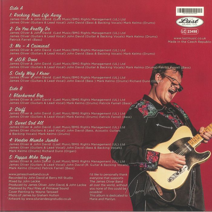 The JAMES OLIVER BAND - Frantic