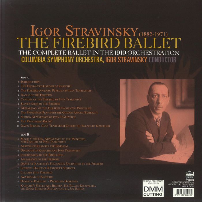 STRAVINSKY, Igor/COLUMBIA SYMPHONY ORCHESTRA - The Firebird (reissue)