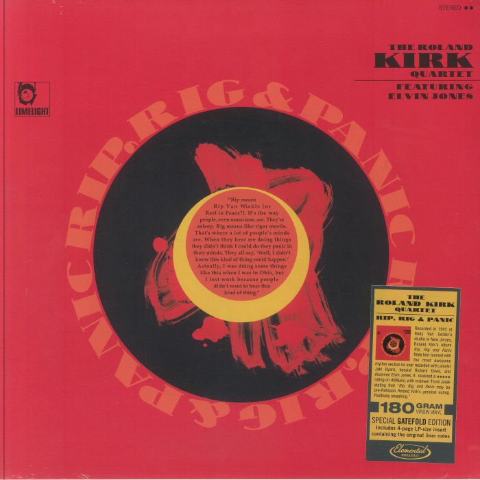 ROLAND KIRK QUARTET, The feat ELVIN JONES - Rip Rig & Panic (reissue)