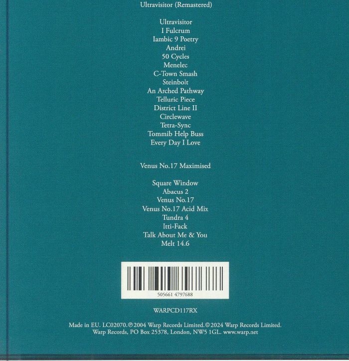 SQUAREPUSHER - Ultravisitor (20th Anniversary Edition)