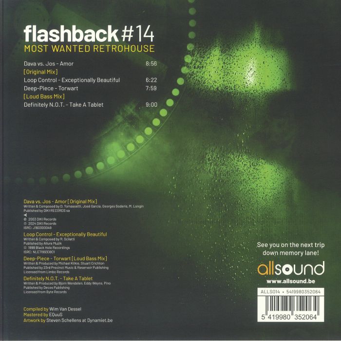 DAVA/JOS/LOOP CONTROL/DEEP PIECE/DEFINITELY NOT - Memoriez Flashback 14: Most Wanted Retrohouse