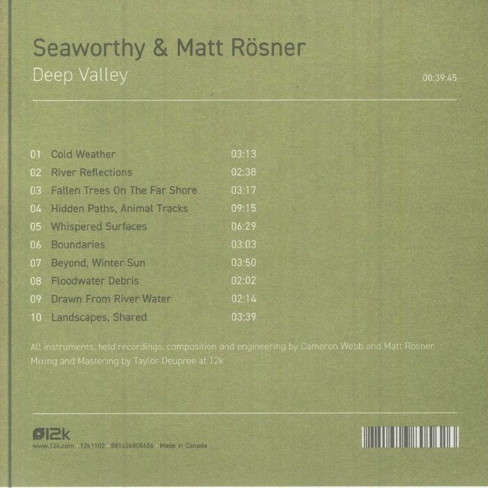SEAWORTHY/MATT ROSNER - Deep Valley