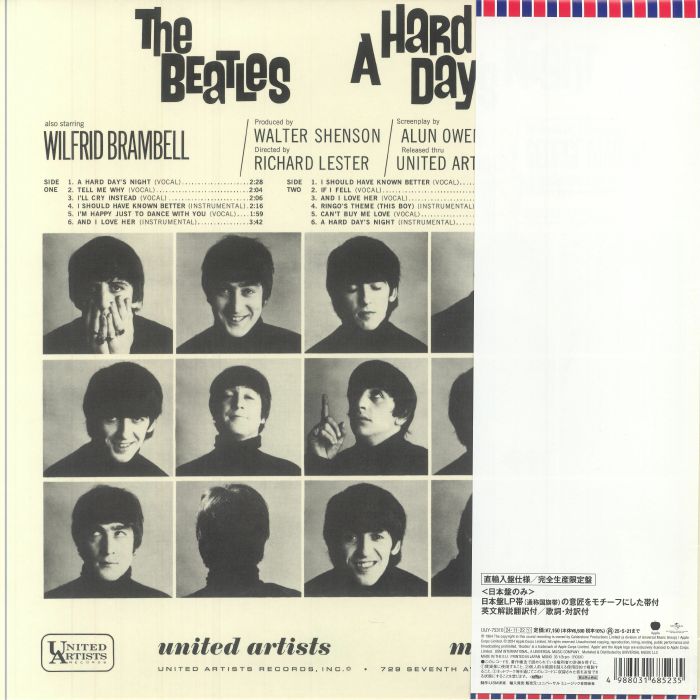 BEATLES, The - A Hard Day's Night (mono) (Soundtrack)