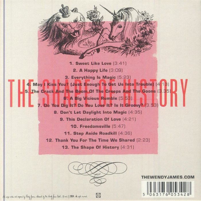 Wendy JAMES - The Shape Of History CD at Juno Records.