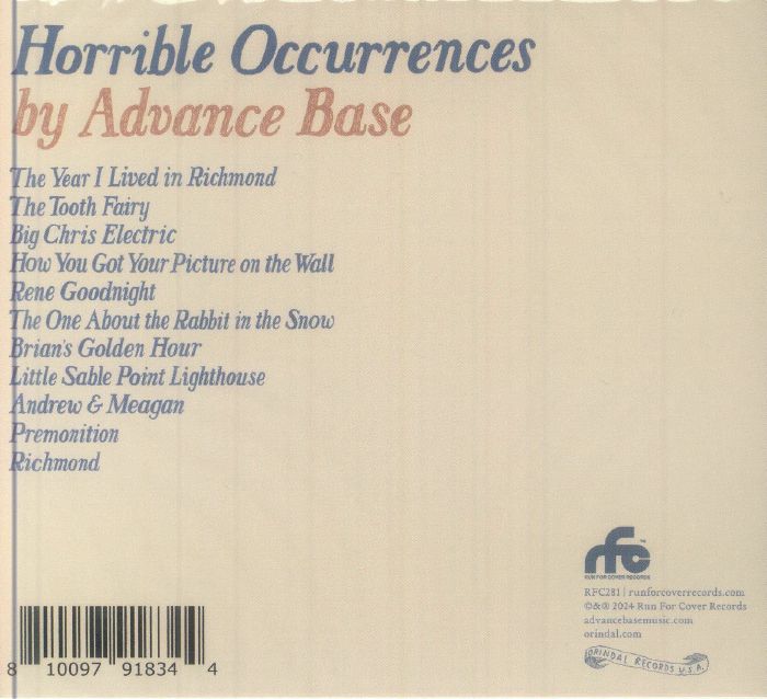 ADVANCE BASE - Horrible Occurrences