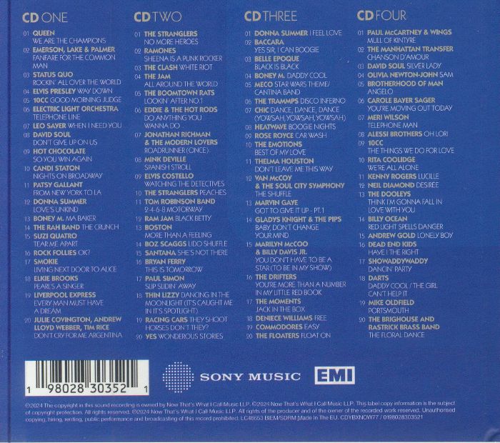 Various 2000s Music CDs Various Artists - Now Yearbook Extra 1977