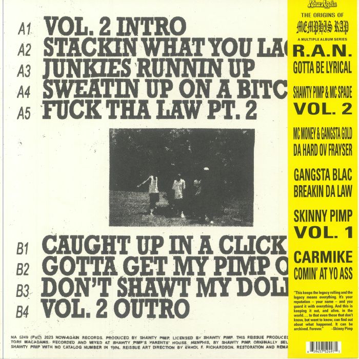 SHAWTY PIMP/MC SPADE - Gotta Get My Pimp On Vol 2 (reissue) Vinyl